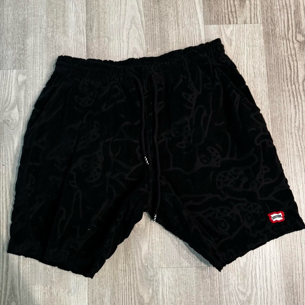 Ice cream Jack short shorts all black